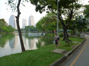 Beautiful view of the lake and skyline of downtown.