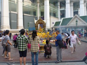 The Erawan Shrine.  